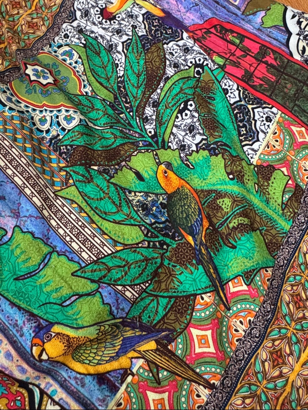 FARM Rio Green Multi Tropical Mini Dress - Picture 9 of 14